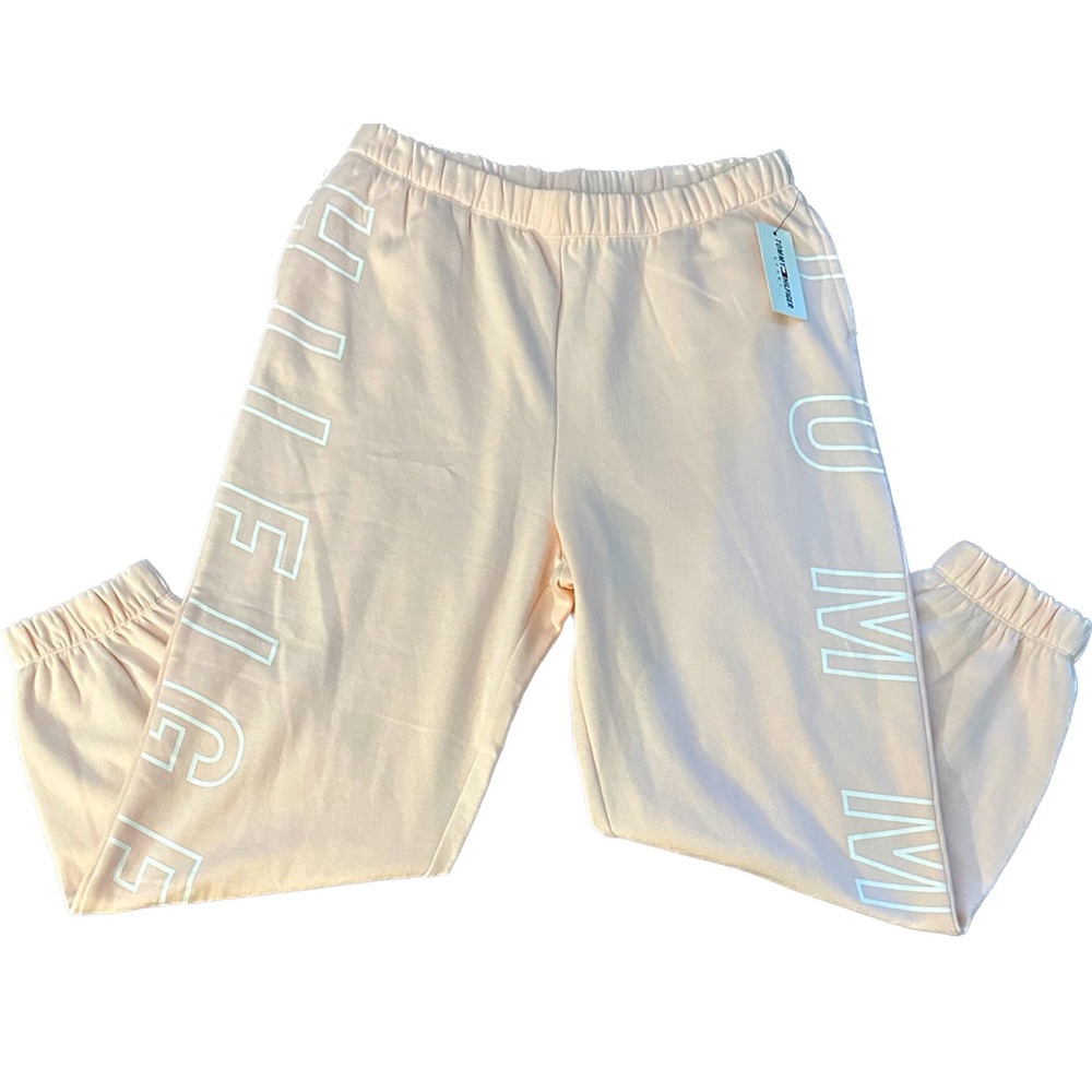 TOMMY HILFIGER SPORT WOMENS SWEATPANTS PINK SIZE XL